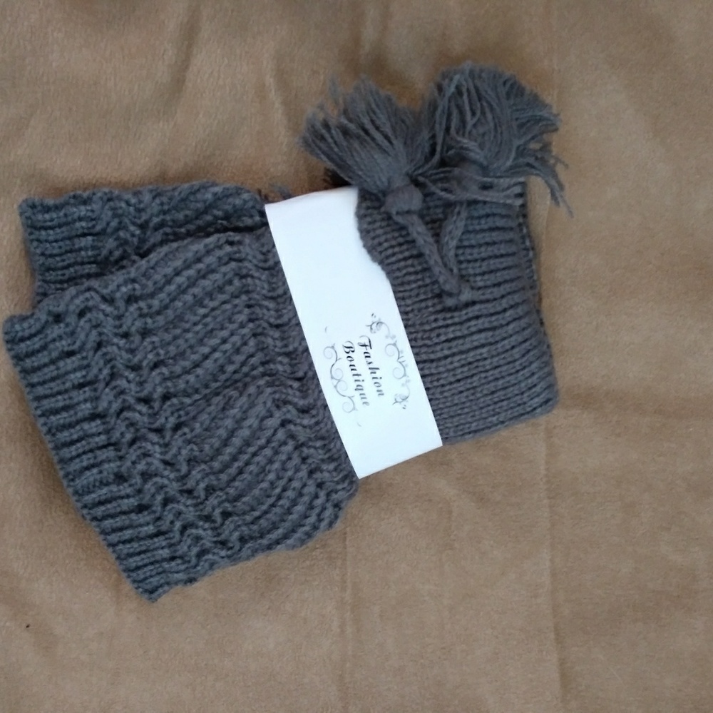 Pair of Knit Boot Toppers